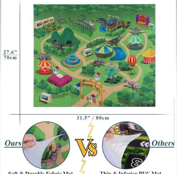 NWT TEMI DINOSAUR WORLD PLAYSET Educational Realistic Dinosaur Action Figure Set - Picture 3 of 15